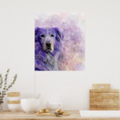 Dog 140 Golden Retriever Poster (Keuken)