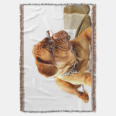 Dog 1-Throw Blanket Deken (Voorkant Verticaal)