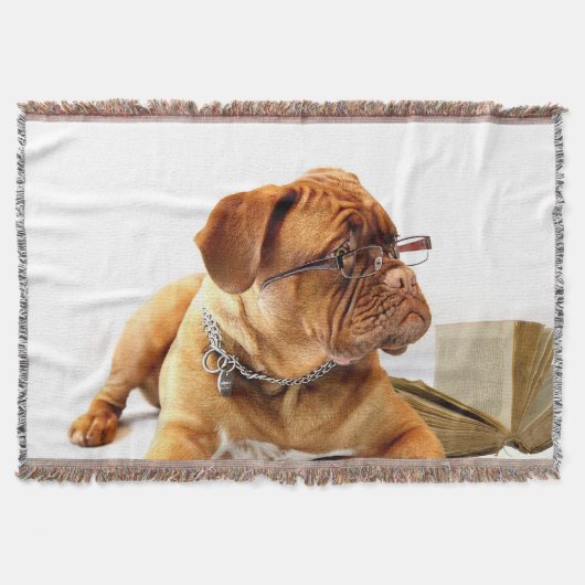 Dog 1-Throw Blanket Deken (Voorkant)