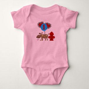 Dog 1st Birthday Romper