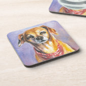 Dog 2 drankjes onderzetter (Linkerzijde)