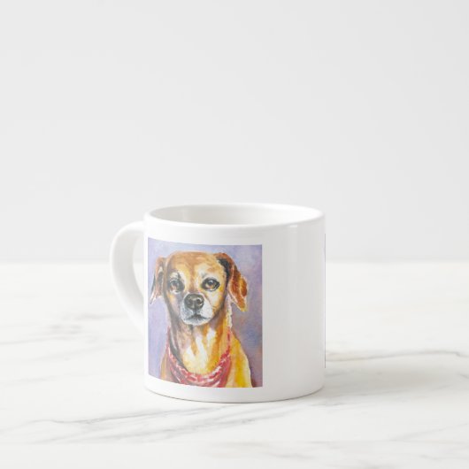 Dog 2 espresso kop (Links)