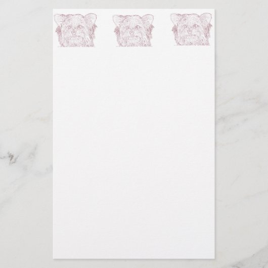 Dog 4 Schets, bakkerij Briefpapier (Voorkant)