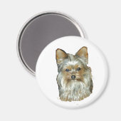 Dog 4B, Yorkshire Terrier, Magnet (Voorkant / Achterkant)