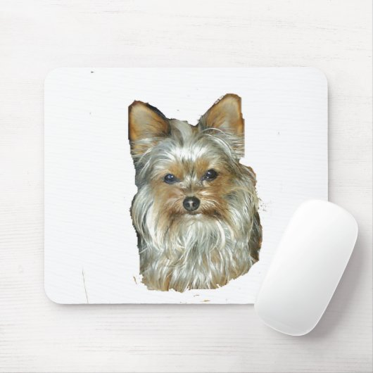 Dog 4B, Yorkshire Terrier, Mousepad Muismat (Met muis)