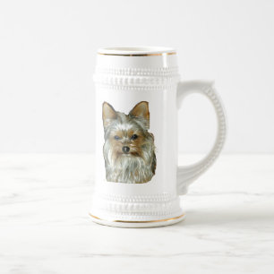 Dog 4B, Yorkshire Terrier, Stein Bierpul
