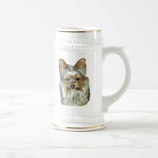Dog 4B, Yorkshire Terrier, Stein Bierpul (Rechts)