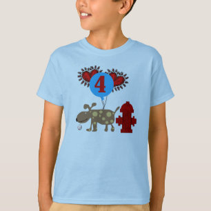 Dog 4th Birthday T-shirt