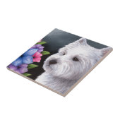 Dog 82 Westie Tegeltje (Zijkant)