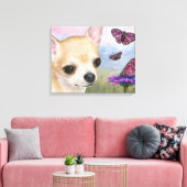 Dog 92 Stretched Canvas Afdruk (Insitu (Woonkamer))
