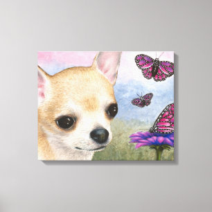 Dog 92 Stretched Canvas Afdruk