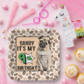 Dog - Aangepaste 9e verjaardag Papieren Borden Papieren Bordje (Feest)