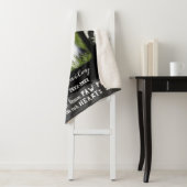 Dog Aangepaste foto Collage Faded Grenzen Zwart gr Sherpa Deken (In situ)