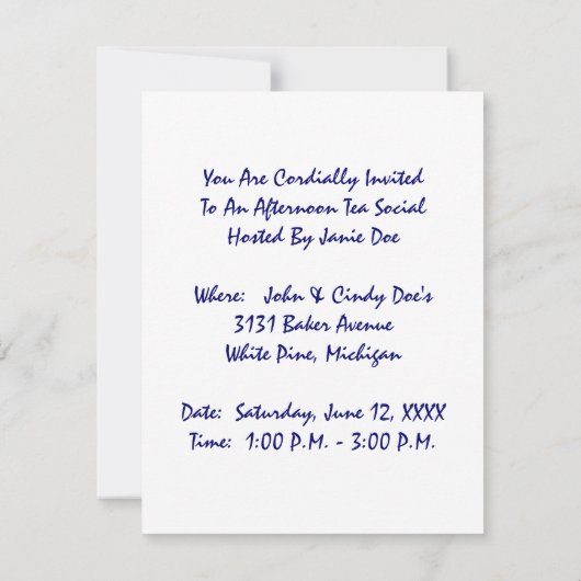 DOG AANPASSEN EN TEPARTIJ DOLEN INVITE ~ EZ2CUSTOM KAART (Achterkant)