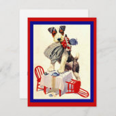 DOG AANPASSEN EN TEPARTIJ DOLEN INVITE ~ EZ2CUSTOM KAART (Voorkant / Achterkant)