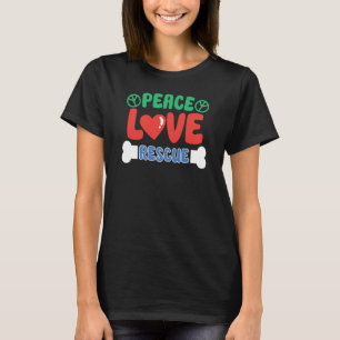 Dog Adoption Animal Rescue Animal Rights Rescue an T-shirt