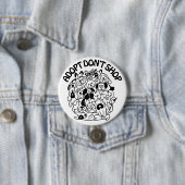 Dog Adoption Rescue Button (In situ)