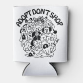 Dog Adoption Rescue Coozie Cooler (Voorkant)