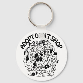 Dog Adoption Rescue Sleutelhanger