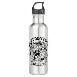 Dog Adoption Rescue Water Fles