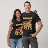 Dog Adoption Secondary Animals First Class Frien T-shirt (Unisex)