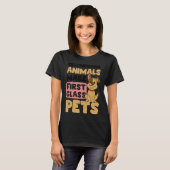 Dog Adoption Secondary Animals First Class Friend T-shirt (Voorkant volledig)