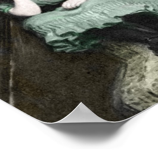 Dog Adoring Girl Poster (Hoek)