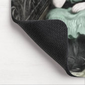 Dog Adoring Girl Victoriaans Painting Muismat (Hoek)