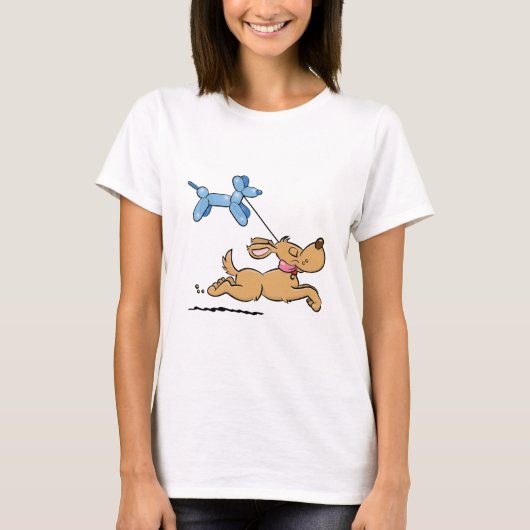 Dog afspelen t-shirt (Voorkant)