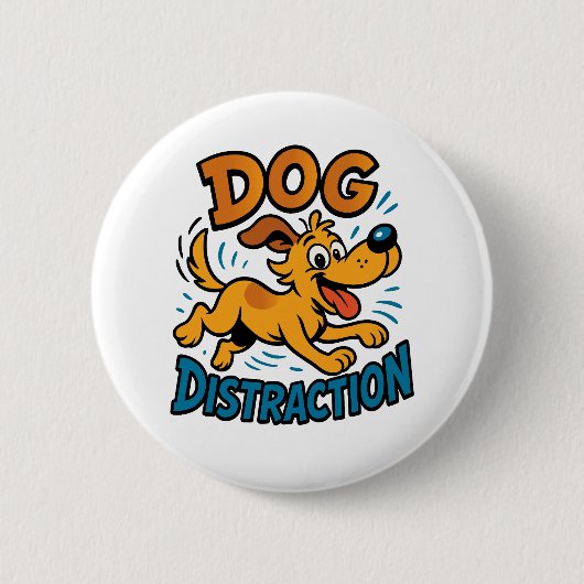 Dog-afwijking Ronde Button 5,7 Cm (Voorkant)