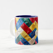 Dog Agility Themed Mug Tweekleurige Koffiemok (Voorkant links)