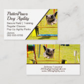 Dog Agility Visitekaartje (Voorkant / Achterkant)