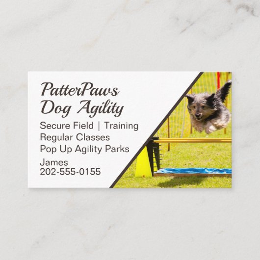 Dog Agility Visitekaartje (Voorkant)