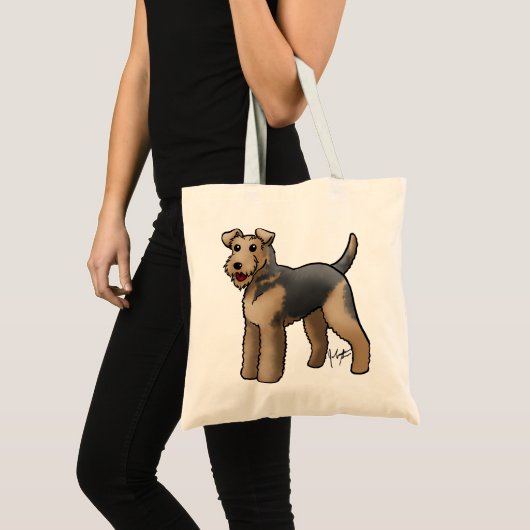 Dog - Airedale Tote Bag (Voorkant (product))