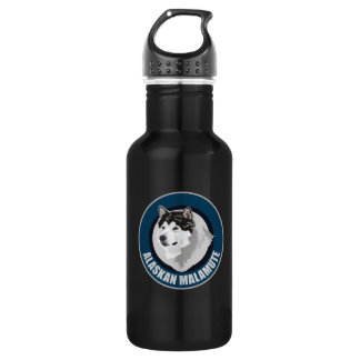 Dog Alaskan malamute Waterfles