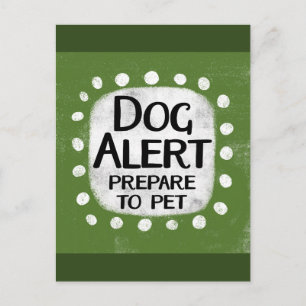 Dog Alert Briefkaart