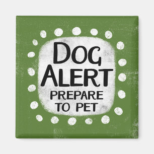 Dog Alert Koelkastmagneet Magneet