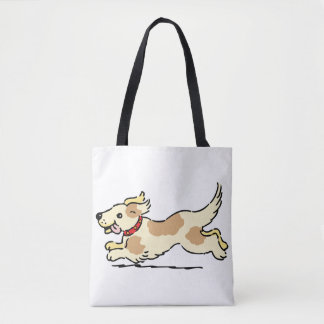 Dog All-Over-Print Tas, Schouder Tas