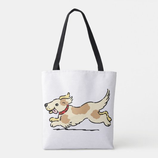 Dog All-Over-Print Tas, Schouder Tas (Achterkant)
