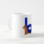 Dog Alphabet B Mok (Voorkant links)