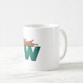 Dog Alphabet W Mok (Voorkant rechts)