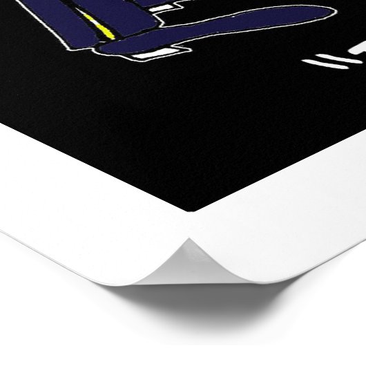 Dog als aangewezen bestuurder poster (Hoek)