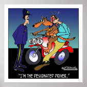 Dog als aangewezen bestuurder poster (Voorkant)