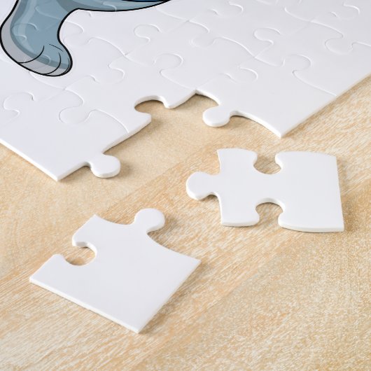 Dog als Boxer met Boxing-handschoenen Legpuzzel (Zijkant)