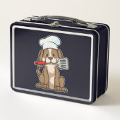 Dog als Cook met Chef's pet & Spatula (Voorkant)