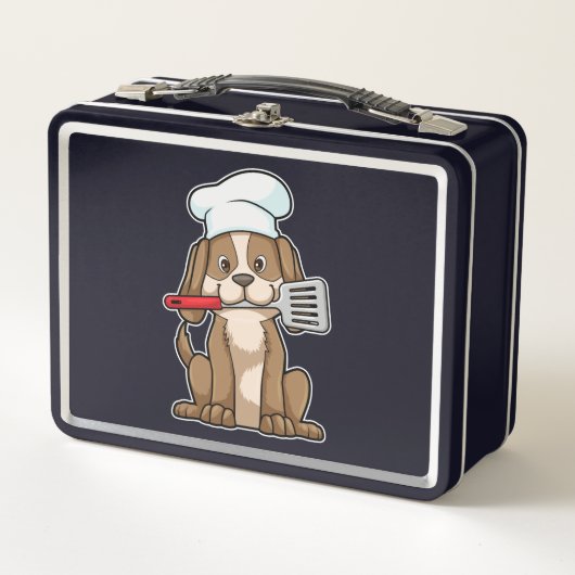 Dog als Cook met Chef's pet & Spatula (Voorkant)