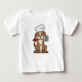 Dog als Cook met Chef's pet & Spatula (Voorkant)