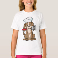 Dog als Cook met Chef's pet & Spatula
