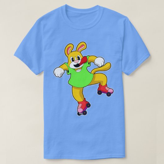 Dog als gealigneerde Skater met gealigneerde Schaa T-shirt (Design voorkant)