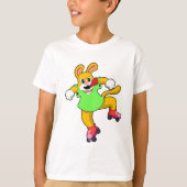 Dog als gealigneerde Skater met gealigneerde Schaa T-shirt (Voorkant)